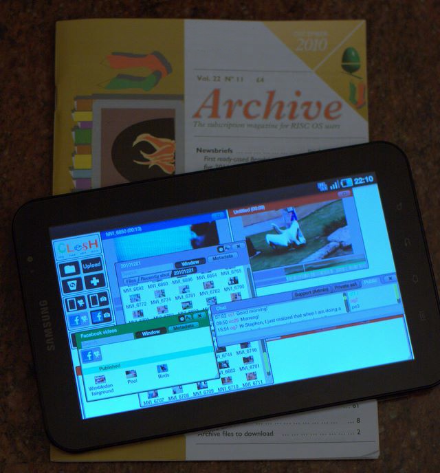 Tablet video editing